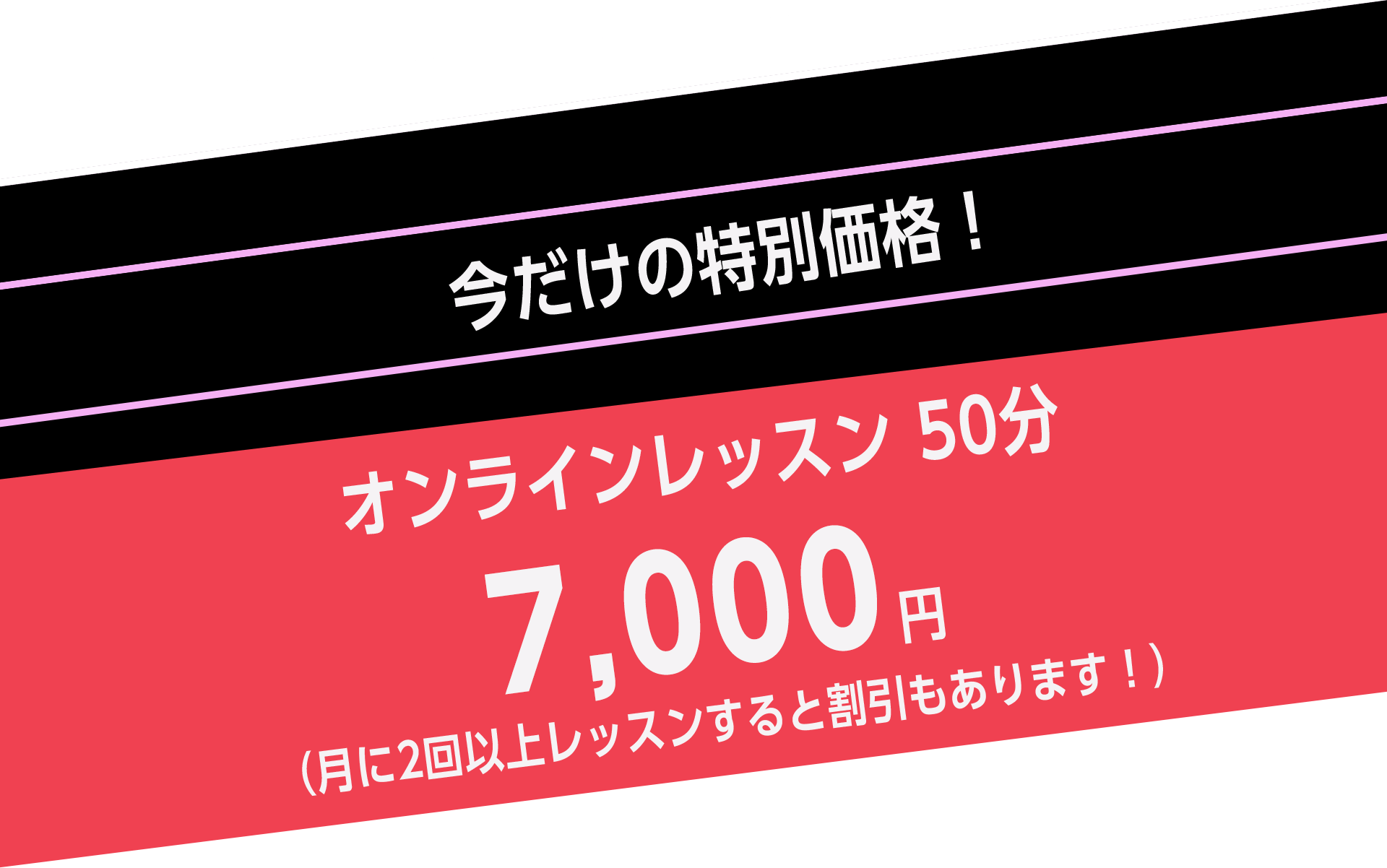 今だけの特別価格！